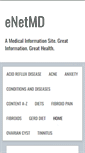 Mobile Screenshot of enetmd.com