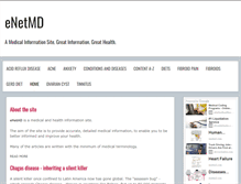 Tablet Screenshot of enetmd.com